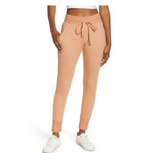 New FREE PEOPLE FP MOVEMENT Sunny Skinny Jogger Sweatpants In Sunbaked Sz.S